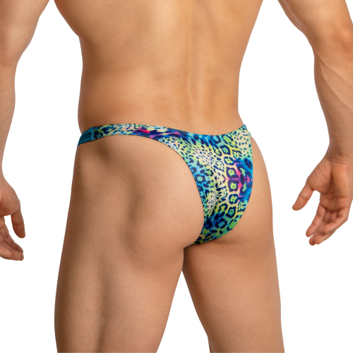 Daniel Alexander DAI100 Seductive Bikini with animal print and transparency Sexy Men's Underwear