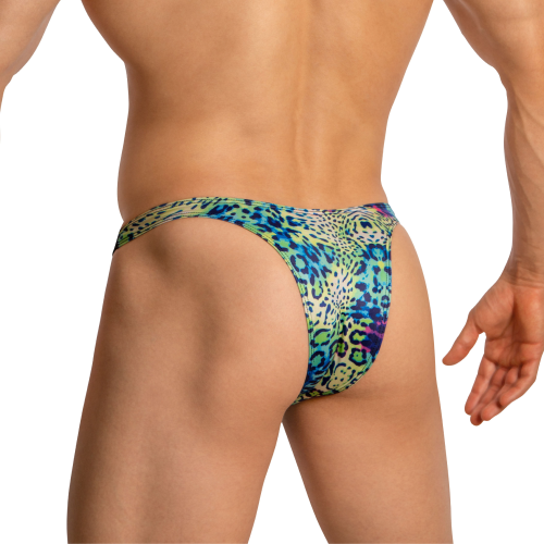 Daniel Alexander DAI100 Seductive Bikini with animal print and transparency Bold Men's Underwear
