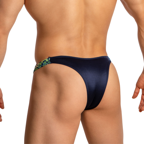 Daniel Alexander DAK077 Tight-fitting Thong with contrast of fabrics and colors Modern Male Lingerie