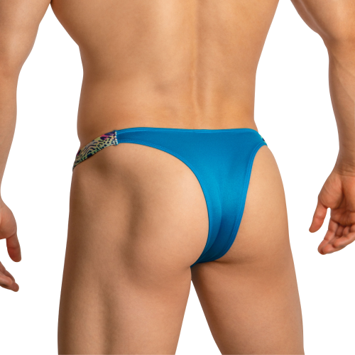 Daniel Alexander DAK077 Tight-fitting Thong with contrast of fabrics and colors Sexy Men's Underwear Choice