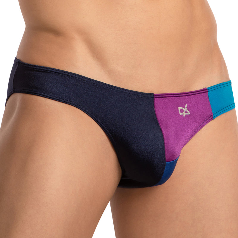 Daniel Alexander DAI096 Tri Color Bulge Pouch Bikini